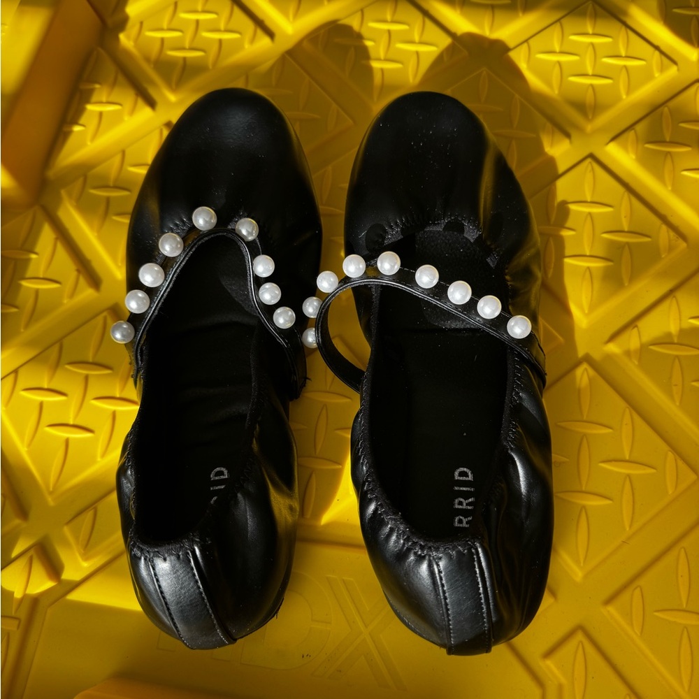 2/$20- Torrid Black Pearl-Embellished Women's Shoes
